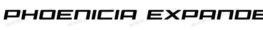 Phoenicia Expanded字体转换